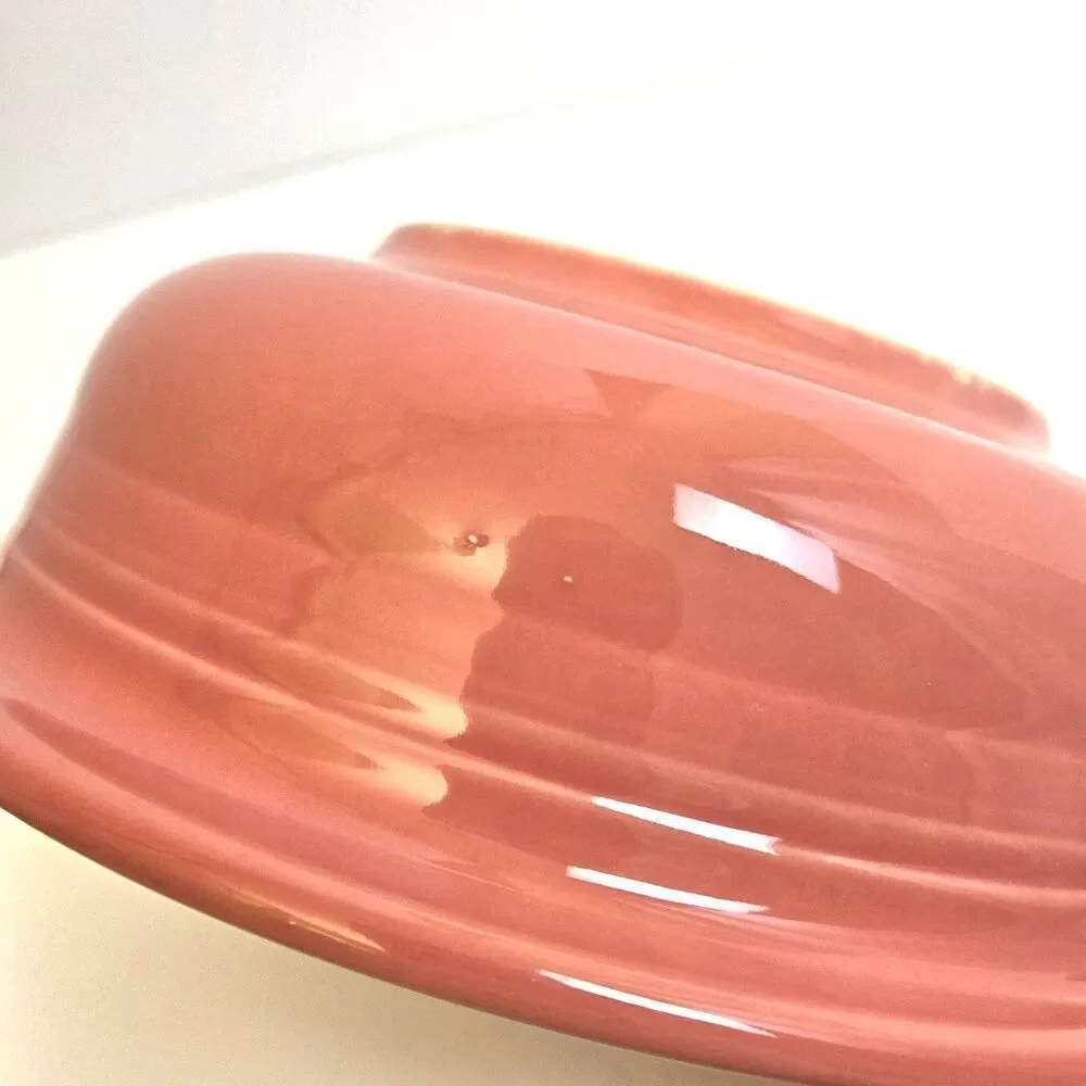 Fiesta HLC Serving Bowl 1 Qt 40 oz Flamingo Retired Color 8.25